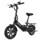 DYU Electric Bike for Adults Teens, Folding Electric Bicycle,Commuter City E-Bike with 350W Motor and 36V 7.8Ah Battery,3 Levels Assist, Dual Disc Brakes