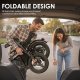 Folding Electric Bike for Adults and Teens, Foldable E-Bike with 750W Peak Motor, 14" Mini Ebike with 48V Removable Battery UL 2849 Certified, Commuter Electric Bicycle with 25 Miles PAS Range
